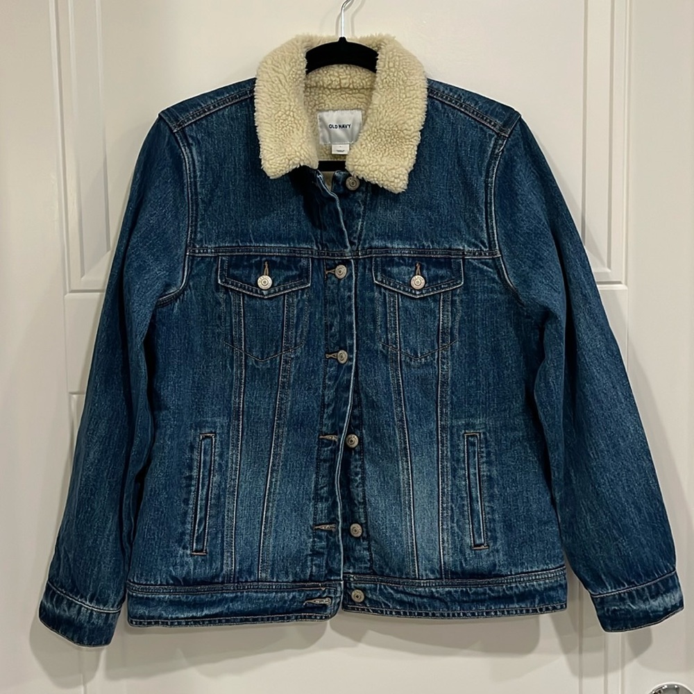 Sherpa-lined Denim Jacket